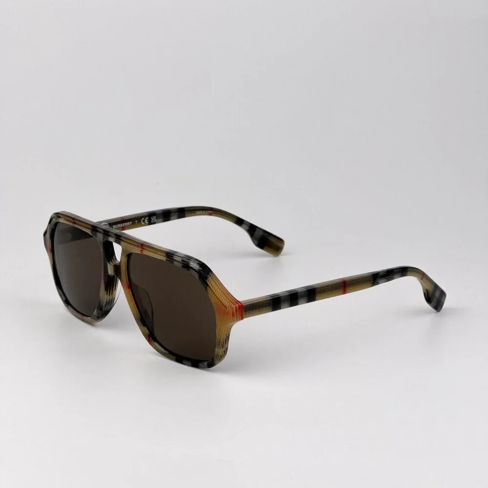 Burberry Kids JB4340 Sunglasses – Vintage Check Brown Pilot Frame | Model 377873
